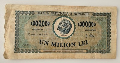 Romania - 1000000 Lei 1947 foto