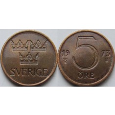 Suedia 1973 - 5 ore, circulata