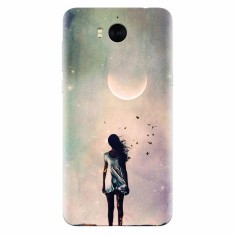 Husa silicon pentru Huawei Y5 2017, Alone Woman Cgi Hd K
