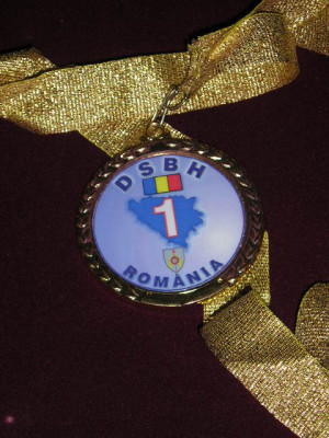 QW1 185 - Medalie - tematica sport - DSBH Romania - locul 1 foto