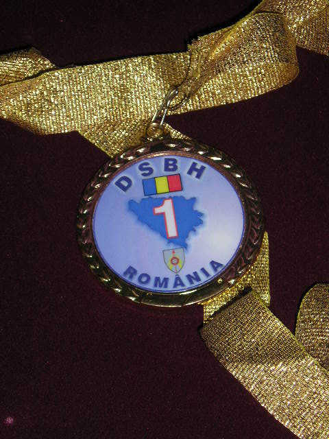 QW1 185 - Medalie - tematica sport - DSBH Romania - locul 1