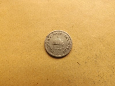 Ungaria 10 Filler 1895 foto