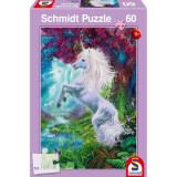 Puzzle Schmidt: Unicorn &icirc;n Grădina Fermecată, 60 piese