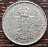 (MR1) MONEDA ROMANIA - 100 LEI 1938, CAROL II, RARA