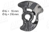 AIC 55192 Calitatea originală AIC protectie stropire,disc frana