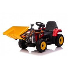 Excavator electric Kinderauto BJ611C 60W 12V bluetooth si telecomanda, culoare Rosie