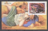 Guyana 1990 Painting Picasso perf sheet Mi.B96 used L.067