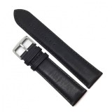 Curea de ceas Neagra din Piele Naturala - Antialergica - 18mm, 20mm, 22mm -