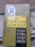 INTRODUCERE IN FILOLOGIA ROMANA - ELENA BARBORICA