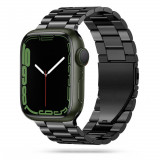 Curea Tech-Protect Stainless pentru Apple Watch 4/5/6/7/8/9/Se/Ultra 1/2 (42/44/45/49 mm) Negru