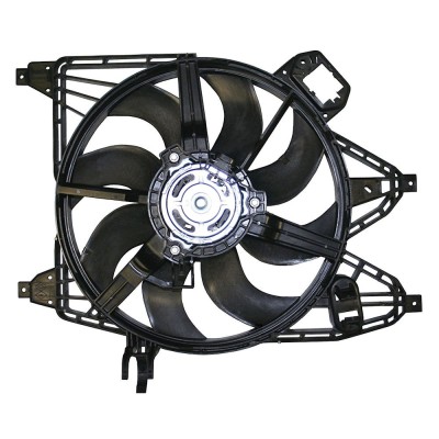 GMV radiator electroventilator Renault Kangoo (Kc/Fc), 2003-2008 Motor 1, 5 Dci 42/48/59kw; 1, 9 Dci 59/62kw; Nissan Kubistar (X76), 2003-2008 Motor foto