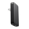 Incarcator US cu adaptor EU/UK, GaN, Type-C, USB, 65W - Edizard (EZ840101) - Black