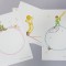 LOT DE NOUA CROMOLITOGRAFII DUPA ACUARELE ORIGINALE de ANTOINE DE SAINT - EXUPERY , ILUSTRATII LA CARTEA &#039; MICUL PRINT &#039;, SEMNATE IN PLACA , OCTO