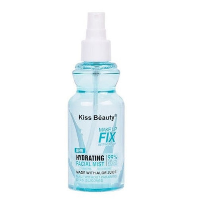 Spray Hidratant pentru Fixarea Machiajului, Kiss Beauty, Hydrating Facial Mist, Aloe Juice, 180 ml foto