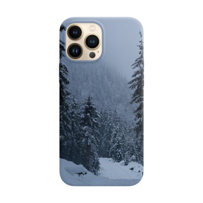Husa compatibila cu Apple iPhone 14 Plus model Winter forest, Silicon, TPU, Viceversa foto
