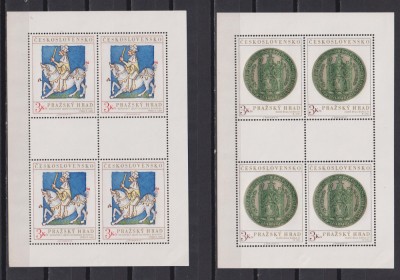 CEHOSLOVACIA ARTA 1973 MI. KB. 2141-2142 MNH foto