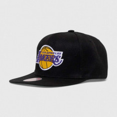 Mitchell&Ness sapca LOS ANGELES LAKERS culoarea negru, cu imprimeu