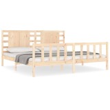 Cumpara ieftin Cadru de pat fara saltea, 200x200 cm, lemn masiv pin