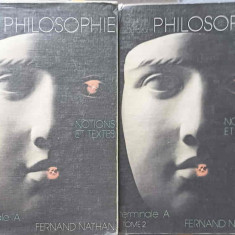 PHILOSOPHIE NOTIONS ET TEXTES. CLASSE TERMINALE A TOME 1-2-ANDRE ROUSSEL, GERARD DUROZOI