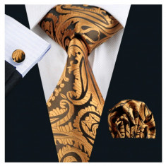 Set cravata + batista + butoni - matase - model 99
