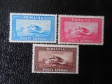 Romania-C. Raiu,filigran vertical-serie completa-nestampilate cu sarniera
