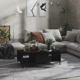 VidaXL Măsuță de cafea negru extralucios 103,5x60x35 cm lemn prelucrat 806029