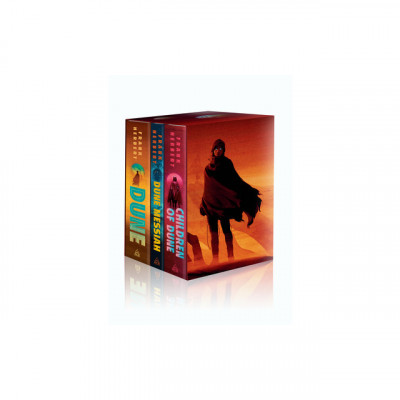 Frank Herbert&amp;#039;s Dune Saga 3-Book Deluxe Hardcover Boxed Set: Dune, Dune Messiah, and Children of Dune foto