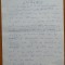 Manuscris olograf Geo Bogza, Plamaditorul, 2 pagini, 1980