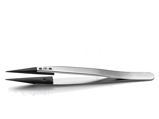 Pensetă 130mm V&acirc;rf &Icirc;ngust ESD Dreaptă