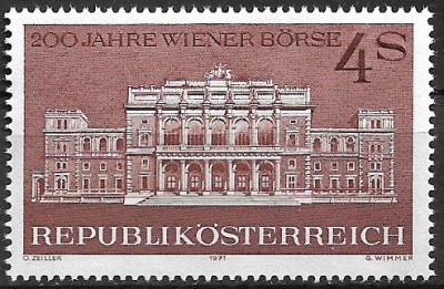 B2082 - Austria 1971 - Aniversari,neuzat,perfecta stare foto
