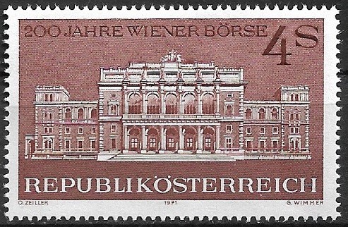 B2082 - Austria 1971 - Aniversari,neuzat,perfecta stare