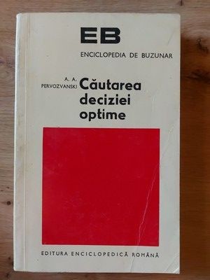 Cautarea deciziei optime- A. A. Pervozvanski foto