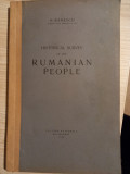 Nicolae Banescu Historical Survey of the Rumanian People Istoria Poporului Roman