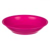 Farfurie Ad&acirc;ncă Plastic, 18cm, Fucsia, Compatibilă Mașină de Spălat Vase și Microunde, Oem