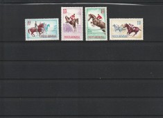 ROMANIA 1964 LP 583 HIPISM SERIE MNH NESTAMPILATA