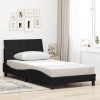 VidaXL Cadru de pat fără saltea, Hanko, negru, 100x200 cm, textil 3310372