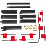 Set cutite strung cu placa inlocuibila instrument dalti strunjire 16X16mm si 12x12mm 27piese (S12021)