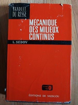 Mecanique des milieux continus vol.2- L.Sedov foto