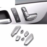 Set butoane reglaj scaun cromate Mercedes E-class W212 ,C-class W204