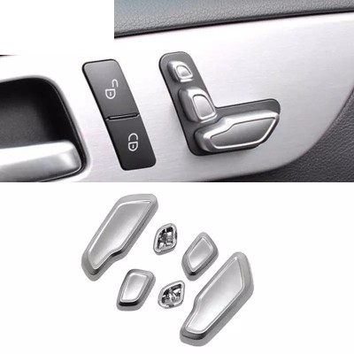 Set butoane reglaj scaun cromate Mercedes E-class W212 ,C-class W204 foto