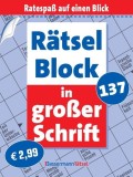 R&auml;tselblock in gro&szlig;er Schrift 137