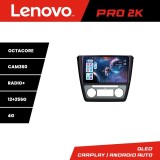 Navigatie Android Skoda Yeti 2009-2014 Lenovo Pro 2K QLED 12+256GB