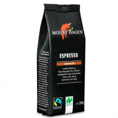 Cafea Bio Espresso prajita si macinata Mount Hagen, 250g foto