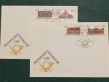 DDR 1987 - oficii postale, serie pe 2 FDC