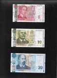 Set complet Bulgaria 5 + 10 + 20 + 50 + 100 leva
