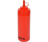 Dispenser Sos YATO GASTRO 350ml, Polietilena Flexibila, Rosu - Dozator Ketchup, Mustar, Otet Balsamic, Profesional