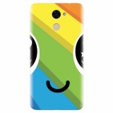 Husa silicon pentru Huawei Y7 Prime 2017, Happy Face