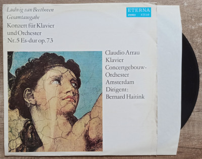 Ludwig van Beethoven, Konzert fur Klavier und Orchester nr. 5// disc vinil foto