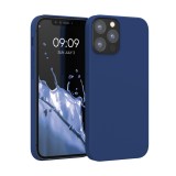 Husa pentru Apple iPhone 12 / iPhone 12 Pro, Silicon, Albastru, 52641.116, Carcasa, Kwmobile