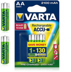 Acumulatori Varta AA 2100mAh 1.2V Ni-Mh Ready to Use foto